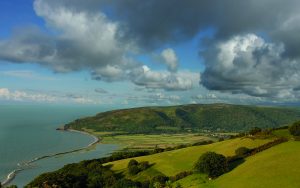 Porlock Marsh from Porlock Common landscape photo